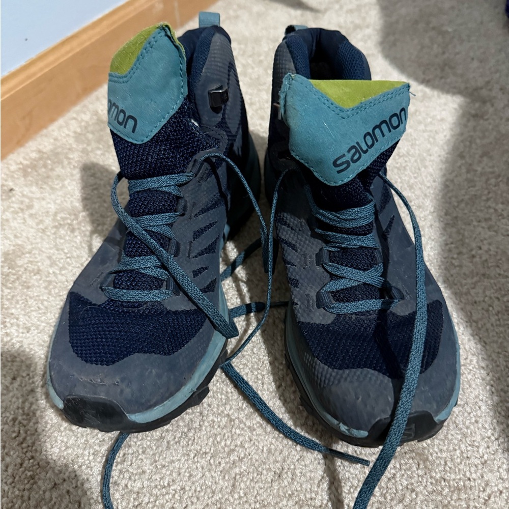 Salomon Women’s Blue Hiking Boots